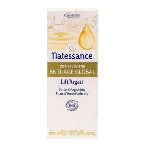 Natessance - Lift'argan crème légère anti âge global - 50 ml