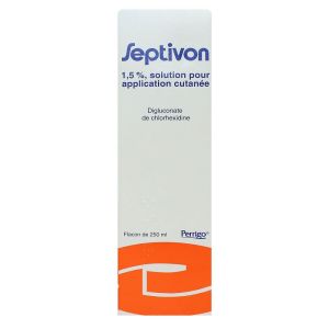 Perrigo - Septivon Solution pour application cutanée 1.5% - 250Ml