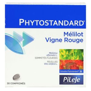 Pileje - Phytostandard mélilot vigne rouge - 30 comprimés
