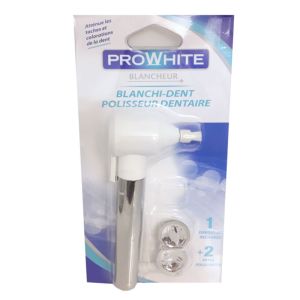 PROWHITE  blanchi-dent polisseur dentaire 1 embouts de rechange + 2 pâtes polissantes