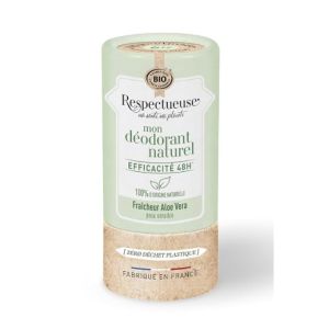 Respectueuse - Mon Déodorant Naturel 48h - Fraîcheur Aloe Vera - 50g