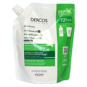 Vichy - Dercos Technique Recharge Shampoing traitant antipelliculaire - 390mL