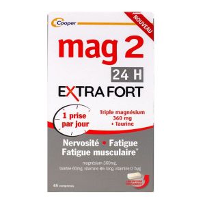Cooper - Mag-2 24H Extra fort - 45 comprimés
