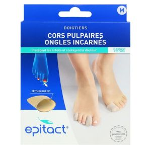 Epitact - Doigtiers Cors pulpaires ongles incarnés - 2 unités