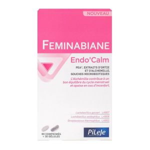 Feminabiane - Endo'Calm - 60 Comprimés + 30 Gélules