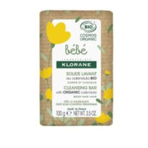 Klorane - Bébé solide lavant au calendula bio - 100g