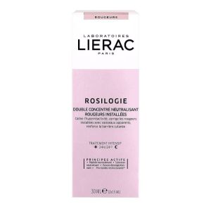 Lierac - Rosilogie Double Concentré Neutralisant Rougeurs Installées - 2x15mL