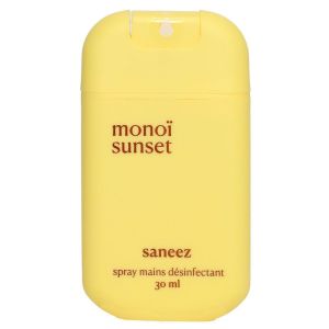Saneez - Spray Désinfectant Mains Monoï Sunset - 30ml