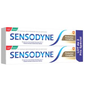 Sensodyne - Dentifrice protection complète - Lot 2x75mL