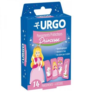 Urgo - Pansements protecteurs enfants - 14 pansements princesse