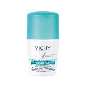 Vichy - Déodorant traitement anti-transpirant 48h anti-traces blanches & jaunes