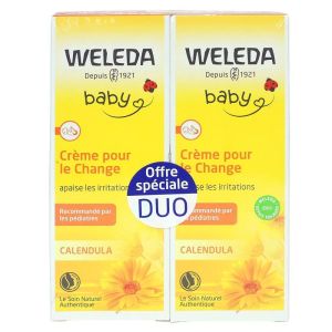Weleda baby - Crème pour le change offre duo - 2x75ml