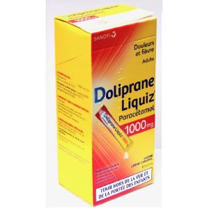 DolipraneLiquiz 1000mg - 8 sachet arôme crème caramel