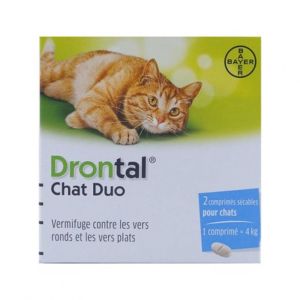 Drontal - Chat - 2 comprimés sécables