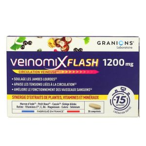 Granions - Veinomix Flash 1200mg - 30 comprimés