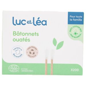 Luc et Léa - Bâtonnets Ouatés - 200 Unités