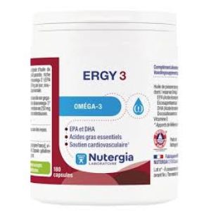 Nutergia - Ergy 3 Oméga-3 - 180Caps
