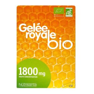 Nutrisanté - Vitavea Vita'Royal Gelée Royale Bio 1800 mg 10 Ampoules