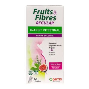 Ortis - Fruits & Fibres Regular - 12 sticks
