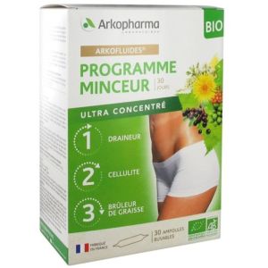 Arkopharma - Programme minceur 3 en 1 - 30 ampoules