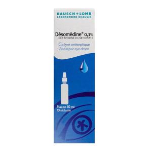 Désomédine 0,1% Collyre antiseptique - 10 ml
