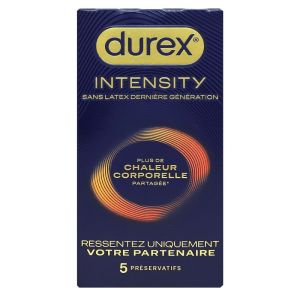 Durex - Intensity - 5 préservatifs