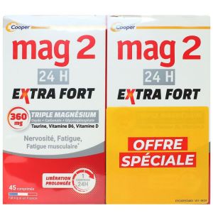 Cooper - Mag2 Extra-fort 24h - 2x45 comprimés