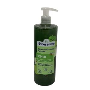 Natessance - Shampoing-douche parfumé à la pomme - 500ml