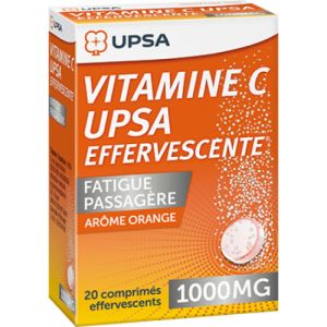 UPSA - Vitamine C 1000mg - 20 comprimés effervescents