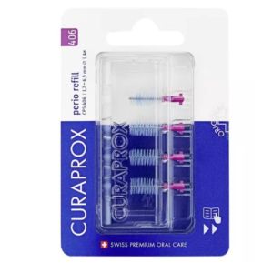 Curaprox - Recharges brossettes interdentaires CPS 406 - 4 unités