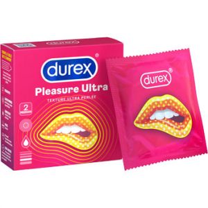 Durex - Pleasure Ultra - Préservatifs - 2 préservatifs