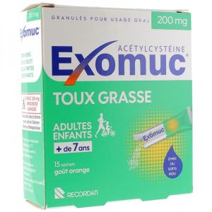 Exomuc 200mg - 15 sachets