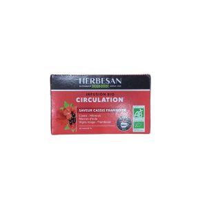 Herbesan - Infusion bio n°9 circulation - 20 sachets