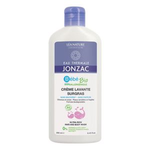 Jonzac bébé bio - Crème lavante surgras - 250 ml