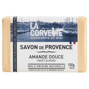 La Corvette - Savon de Provence Amande Douce - 100 g