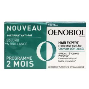 Oenobiol - Hair expert cheveux dévitalisant - programme 2 mois - 60 capsules