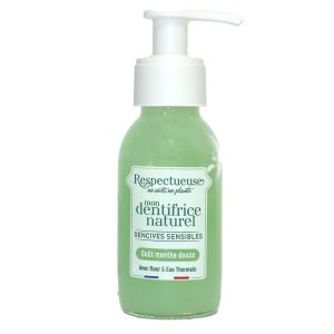 Respectueuse - Mon dentifrice naturel gencives sensible goût menthe douce  - 80mL