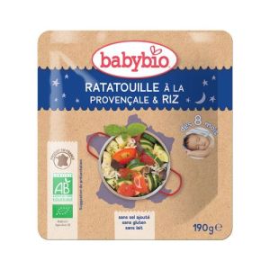 Babybio - Ratatouille à la Provençale & Riz de Camargue - dès 8 mois - 190g