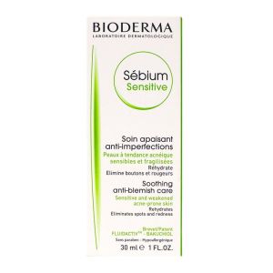 Bioderma - Sébium sensitive soin apaisant anti-imperfections - 30 ml
