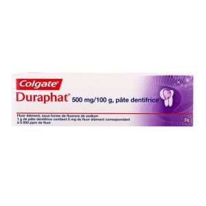 Colgate - Duraphat 500mg/100g, Pâte Dentifrice 51g