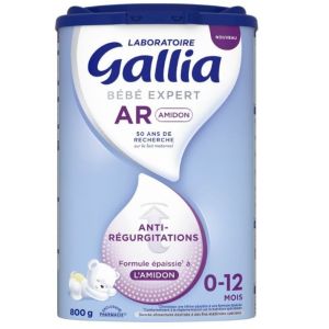 Gallia - Bébé Expert Anti-régurgitations Amidon - 0-12 Mois 800G