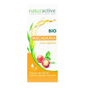 Naturactive - Huile de massage Macadamia - flacon de 50ml