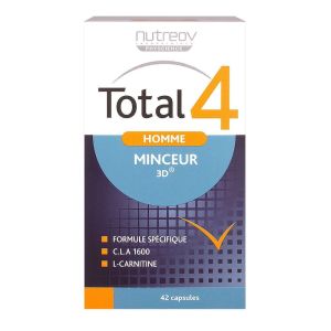 Nutreov - Total 4 Homme - Minceur 3D - 42 capsules