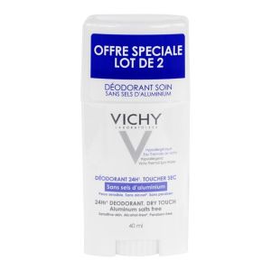 Vichy -  Déodorant 24h stick - Lot de  2x40mL