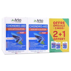 Arko Pharma - Chondro-aid Fort 100% articulation - 180 gélules
