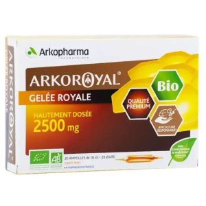 Arkopharma - Arkoroyal Gelée Royale 2500mg - 20 ampoules