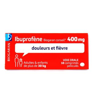 Biogaran conseil - Ibuprofène 400mg - 10 comprimés