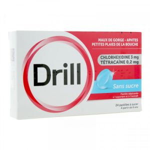 Drill - Sans sucre- 24 pastilles