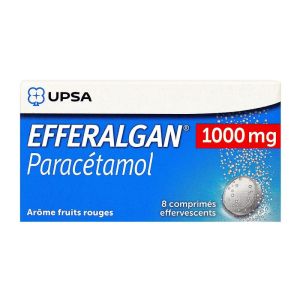 Efferalgan - 1000 mg  - 8 comprimés effervescents