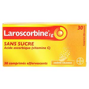 Laroscorbine - Vitamine C sans sucre - 30 comprimés